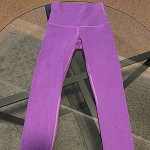 Wonder under purple leggings